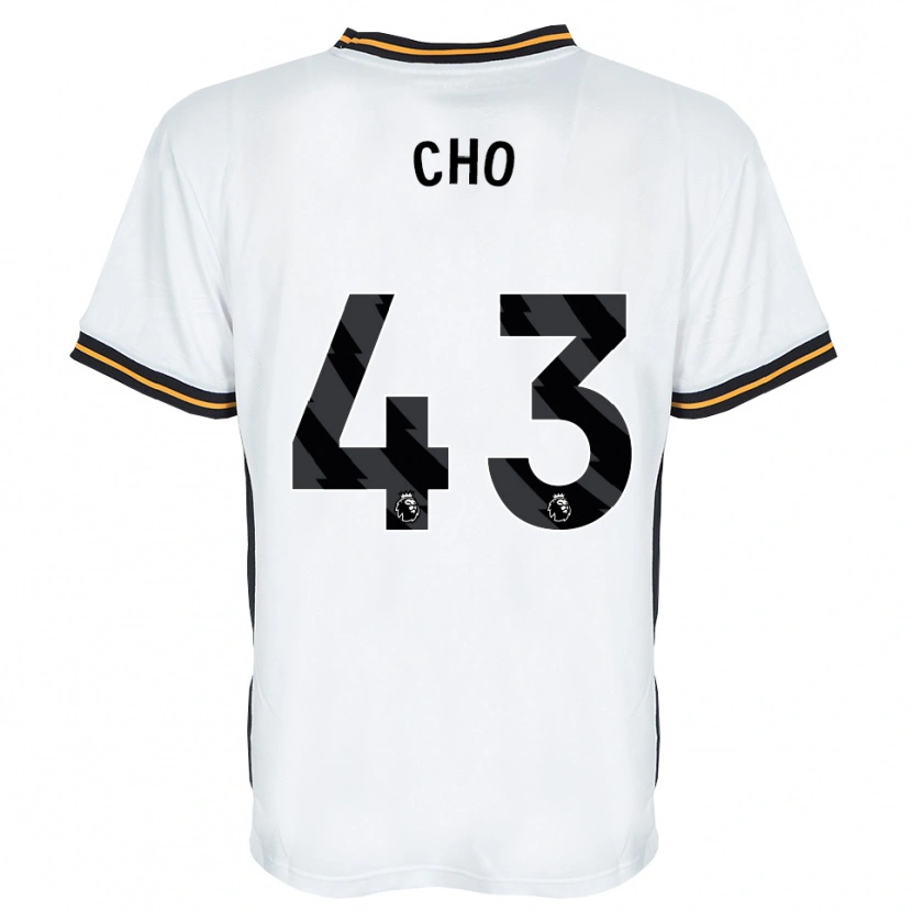 Danxen Niño Camiseta Mohamed-Ali Cho #43 Blanco Naranja Negro 2ª Equipación 2026/27 La Camisa México