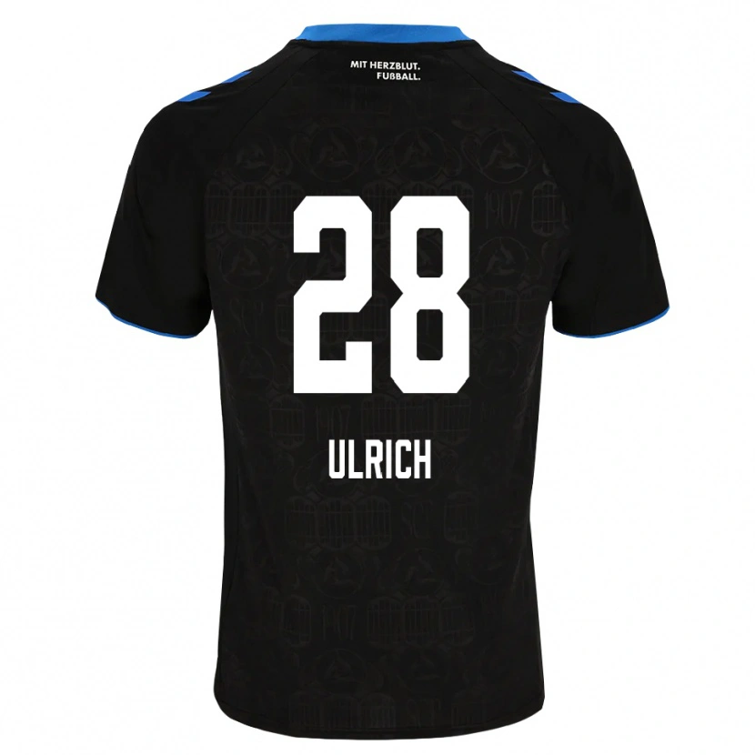 Danxen Niño Camiseta Laurin Ulrich #28 Negro Blanco Rojo 1ª Equipación 2026/27 La Camisa México