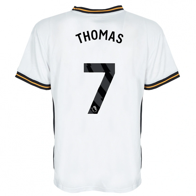 Danxen Niño Camiseta Sorba Thomas #7 Blanco Naranja Negro 2ª Equipación 2026/27 La Camisa México