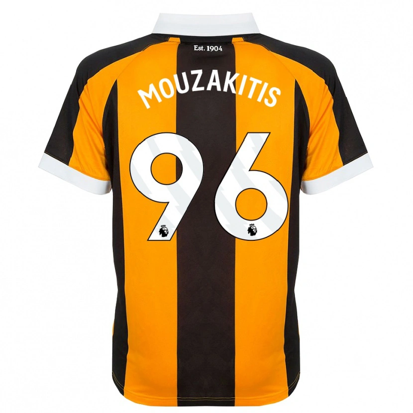 Danxen Niño Camiseta Christos Mouzakitis #96 Naranja Negro Blanco 1ª Equipación 2026/27 La Camisa México