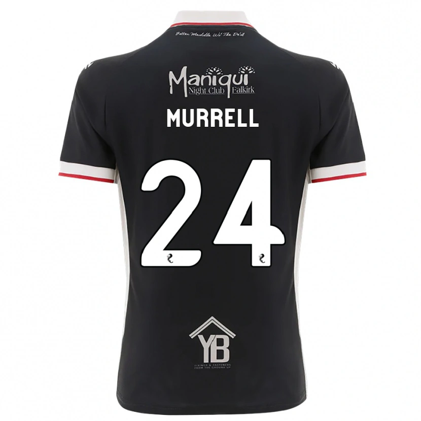 Danxen Hombre Camiseta Jacob Murrell #24 Negro Blanco Rojo 1ª Equipación 2026/27 La Camisa México