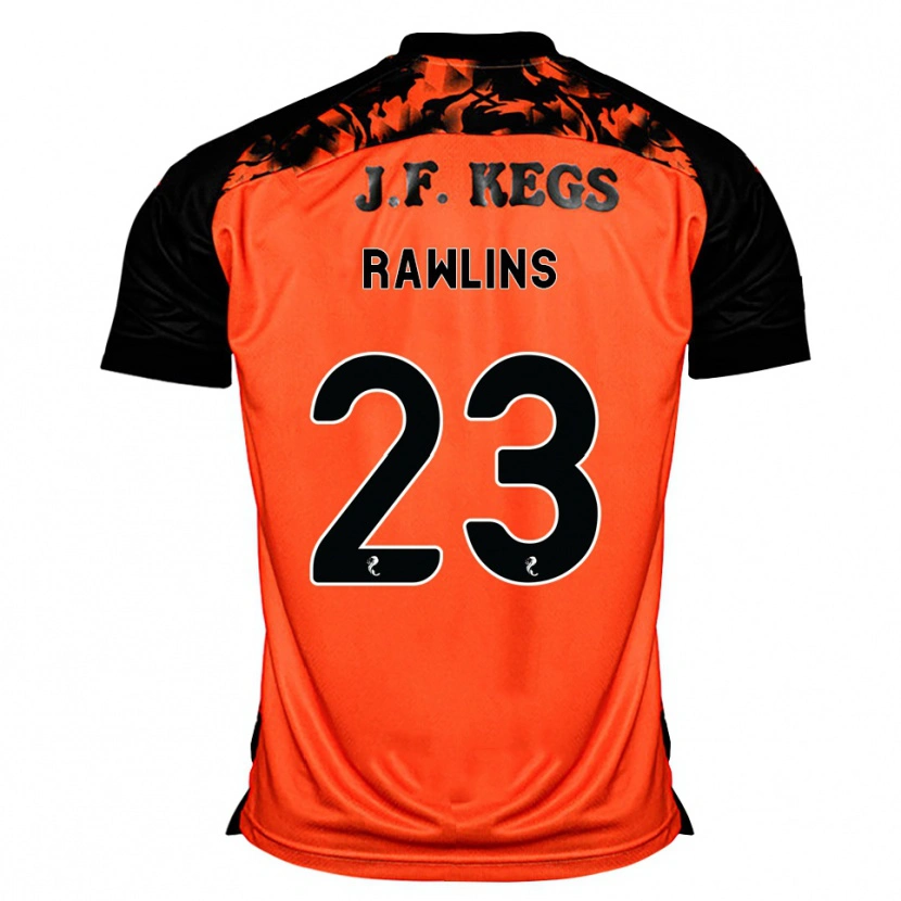 Danxen Hombre Camiseta Joshua Rawlins #23 Naranja Negro Blanco 1ª Equipación 2026/27 La Camisa México
