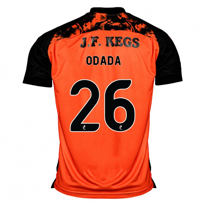 Danxen Hombre Camiseta Richard Odada #26 Naranja Negro Blanco 1ª Equipación 2026/27 La Camisa México