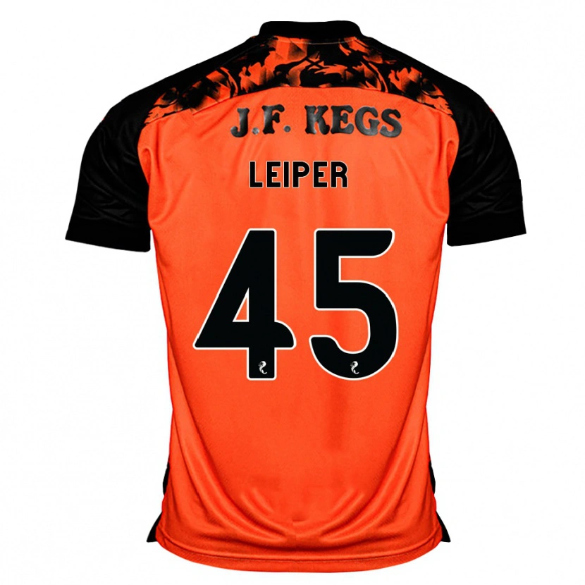 Danxen Hombre Camiseta Cohen Leiper #45 Naranja Negro Blanco 1ª Equipación 2026/27 La Camisa México