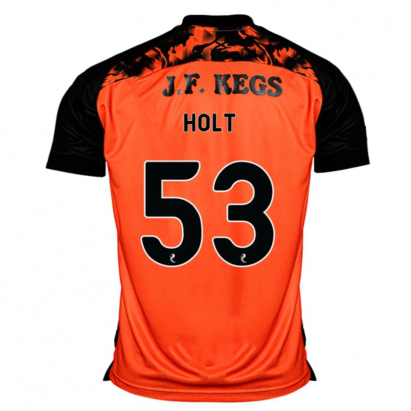 Danxen Hombre Camiseta Josh Holt #53 Naranja Negro Blanco 1ª Equipación 2026/27 La Camisa México