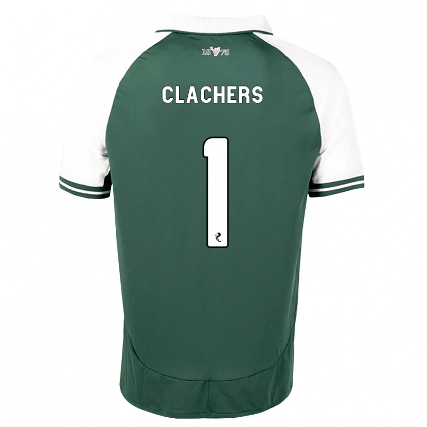 Danxen Hombre Camiseta Erin Clachers #1 Verde Marino Blanco 1ª Equipación 2026/27 La Camisa México