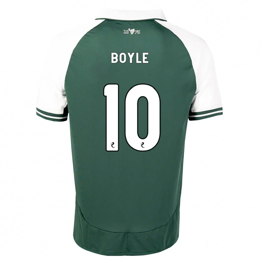 Danxen Hombre Camiseta Martin Boyle #10 Verde Marino Blanco 1ª Equipación 2026/27 La Camisa México