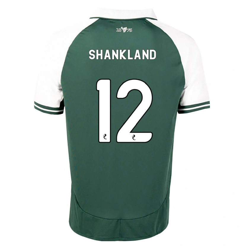 Danxen Hombre Camiseta Cole Shankland #12 Verde Marino Blanco 1ª Equipación 2026/27 La Camisa México