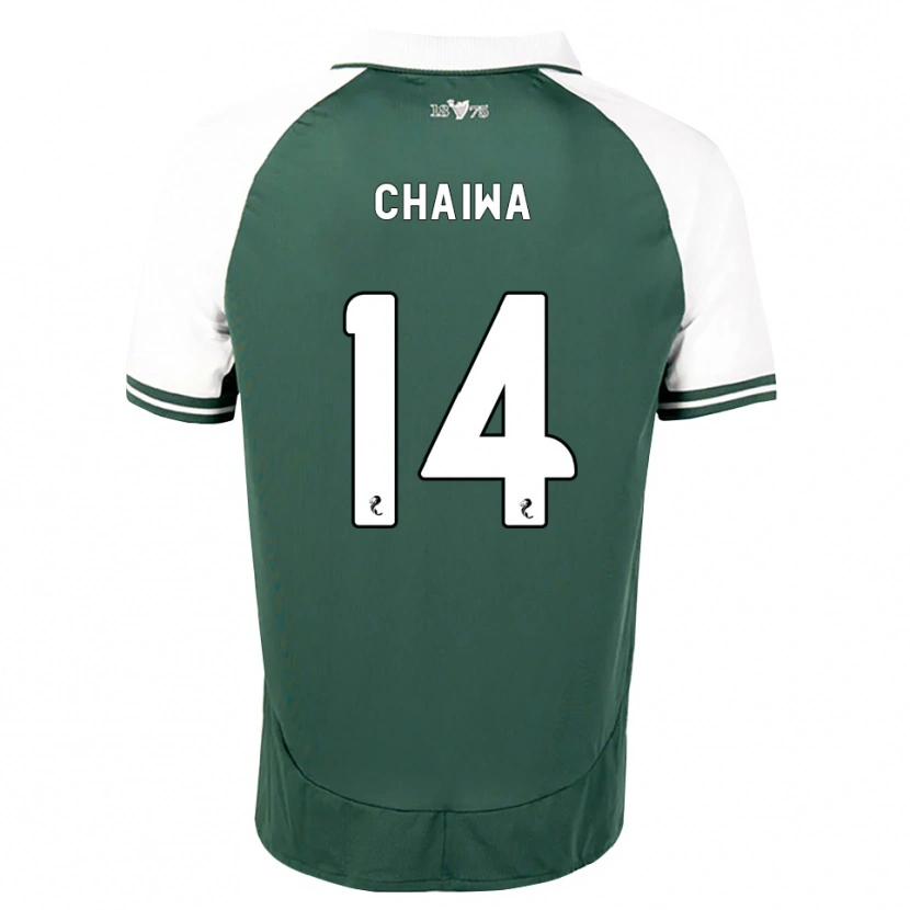 Danxen Hombre Camiseta Miguel Chaiwa #14 Verde Marino Blanco 1ª Equipación 2026/27 La Camisa México