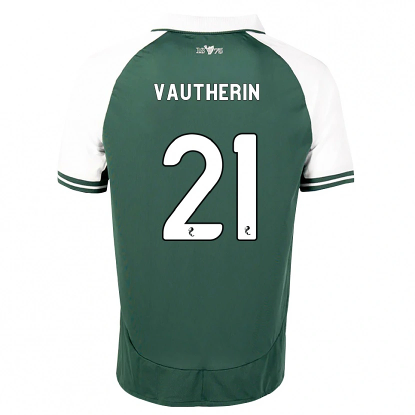 Danxen Hombre Camiseta Sam Vautherin #21 Verde Marino Blanco 1ª Equipación 2026/27 La Camisa México