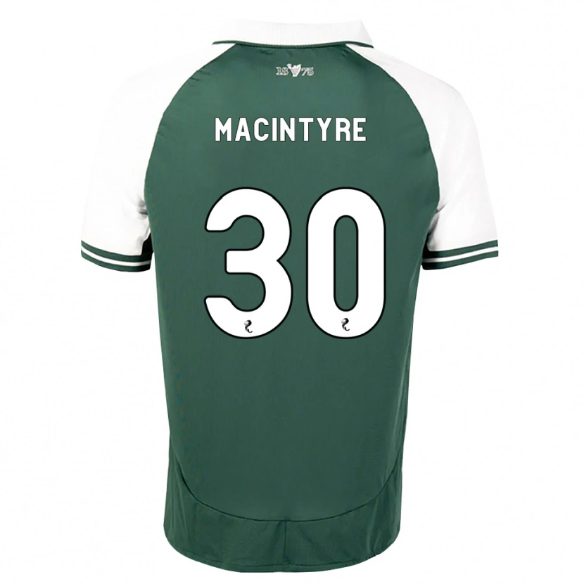 Danxen Hombre Camiseta Jacob Macintyre #30 Verde Marino Blanco 1ª Equipación 2026/27 La Camisa México