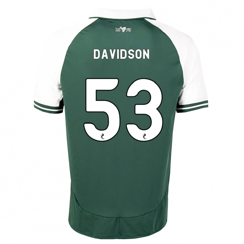 Danxen Hombre Camiseta Luke Davidson #53 Verde Marino Blanco 1ª Equipación 2026/27 La Camisa México