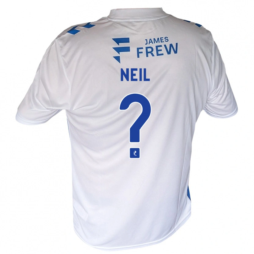 Danxen Hombre Camiseta Laura Neil #0 Azul Real Blanco 1ª Equipación 2026/27 La Camisa México