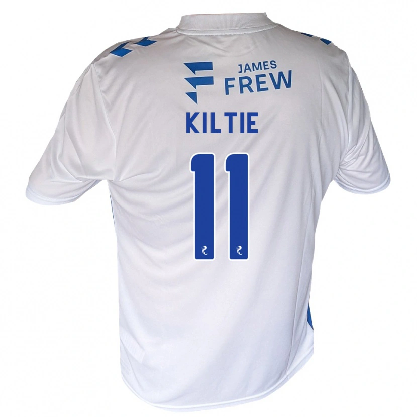 Danxen Hombre Camiseta Greg Kiltie #11 Azul Real Blanco 1ª Equipación 2026/27 La Camisa México