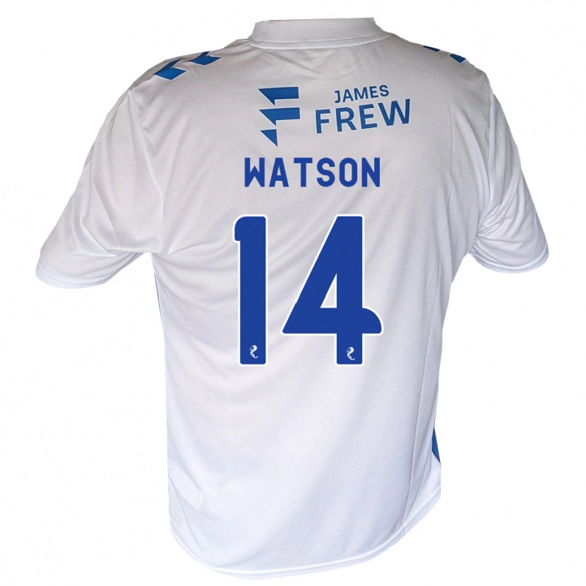 Danxen Hombre Camiseta Craig Watson #14 Azul Real Blanco 1ª Equipación 2026/27 La Camisa México