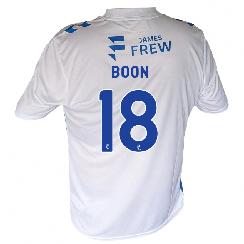 Danxen Hombre Camiseta Aiden Boon #18 Azul Real Blanco 1ª Equipación 2026/27 La Camisa México