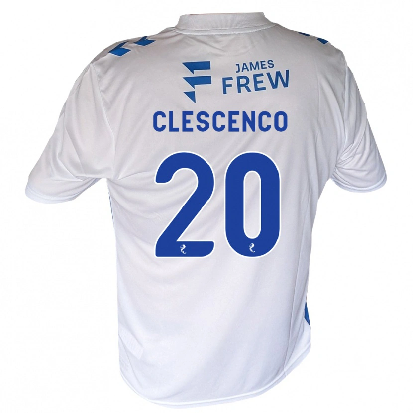 Danxen Hombre Camiseta Nicky Clescenco #20 Azul Real Blanco 1ª Equipación 2026/27 La Camisa México