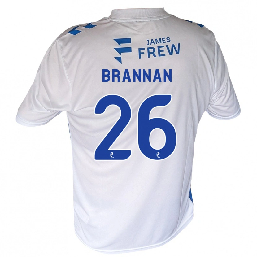 Danxen Hombre Camiseta Ben Brannan #26 Azul Real Blanco 1ª Equipación 2026/27 La Camisa México