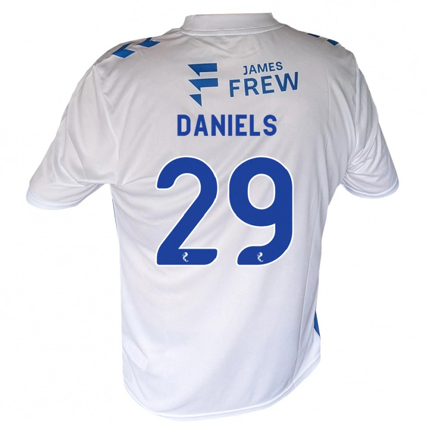 Danxen Hombre Camiseta Djenairo Daniels #29 Azul Real Blanco 1ª Equipación 2026/27 La Camisa México