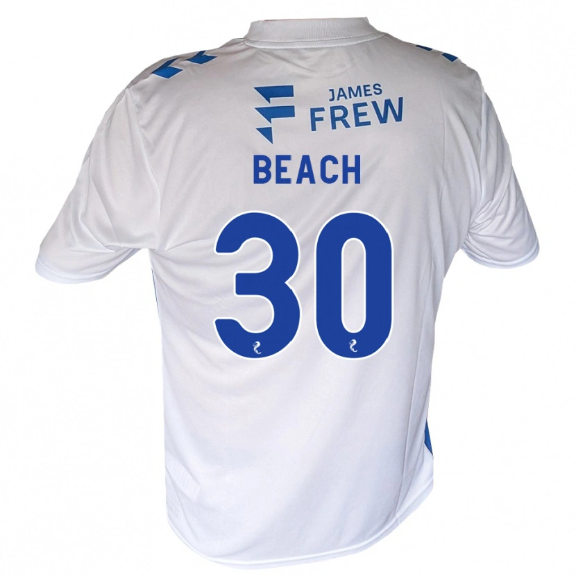 Danxen Hombre Camiseta Eddie Beach #30 Azul Real Blanco 1ª Equipación 2026/27 La Camisa México