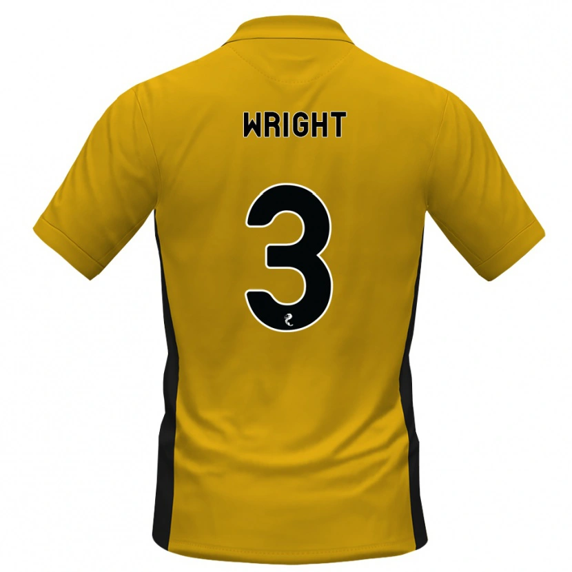 Danxen Hombre Camiseta Duncan Wright #3 Naranja Negro 1ª Equipación 2026/27 La Camisa México