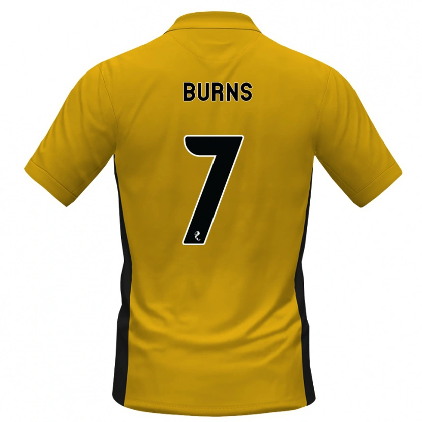 Danxen Hombre Camiseta Erin Burns #7 Naranja Negro 1ª Equipación 2026/27 La Camisa México