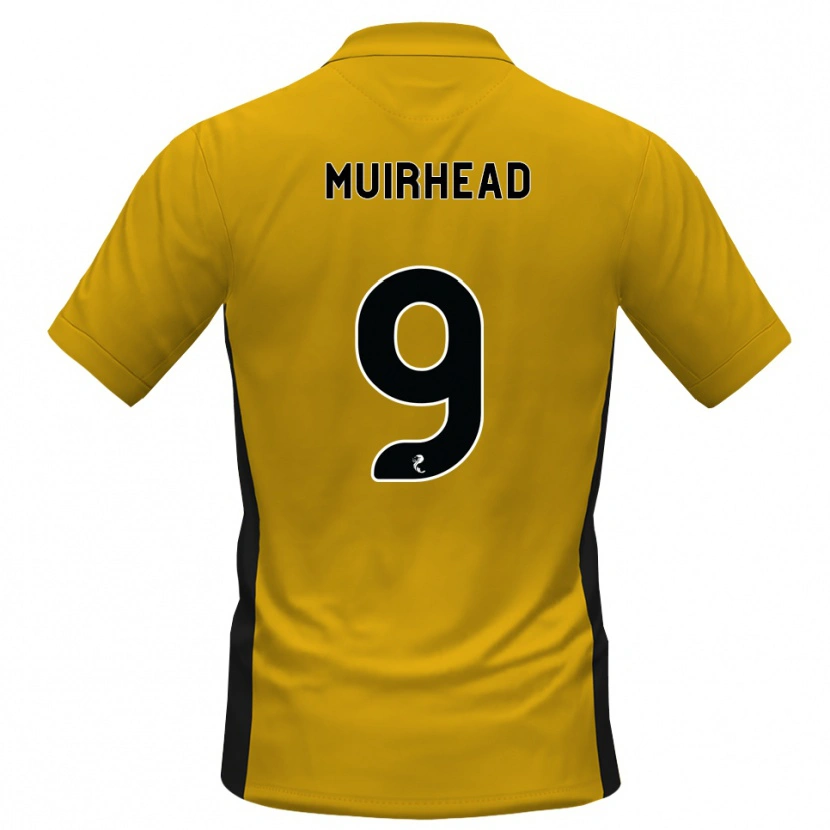 Danxen Hombre Camiseta Robbie Muirhead #9 Naranja Negro 1ª Equipación 2026/27 La Camisa México