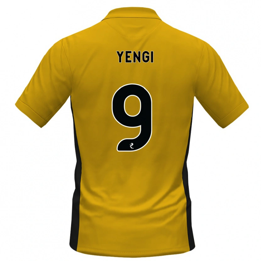 Danxen Hombre Camiseta Tete Yengi #9 Naranja Negro 1ª Equipación 2026/27 La Camisa México