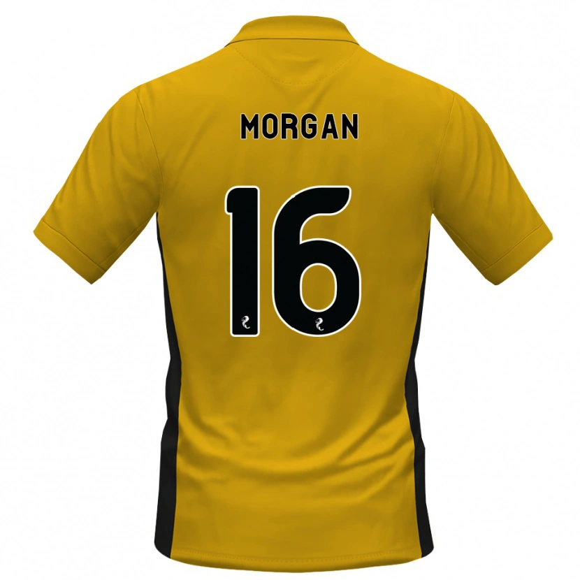 Danxen Hombre Camiseta Briony Morgan #16 Naranja Negro 1ª Equipación 2026/27 La Camisa México