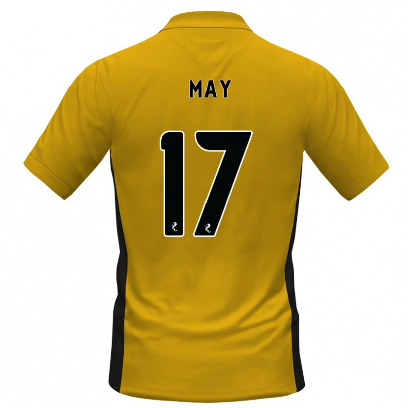 Danxen Hombre Camiseta Stevie May #17 Naranja Negro 1ª Equipación 2026/27 La Camisa México