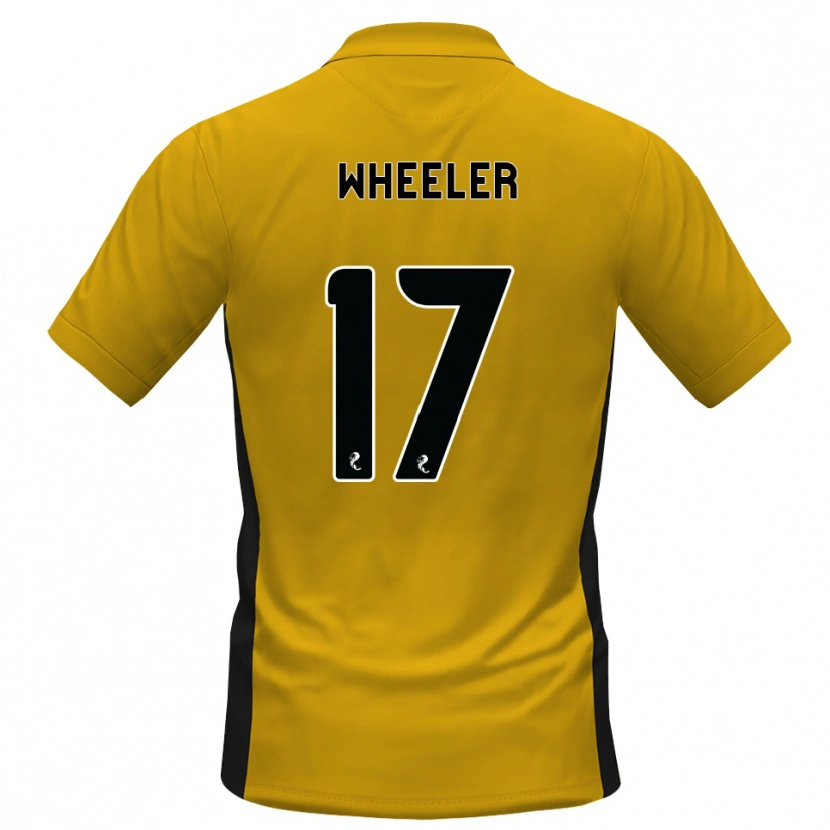 Danxen Hombre Camiseta Jessica Wheeler #17 Naranja Negro 1ª Equipación 2026/27 La Camisa México