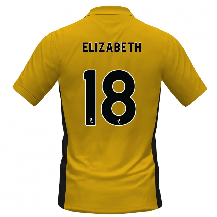 Danxen Hombre Camiseta Ashley Elizabeth #18 Naranja Negro 1ª Equipación 2026/27 La Camisa México