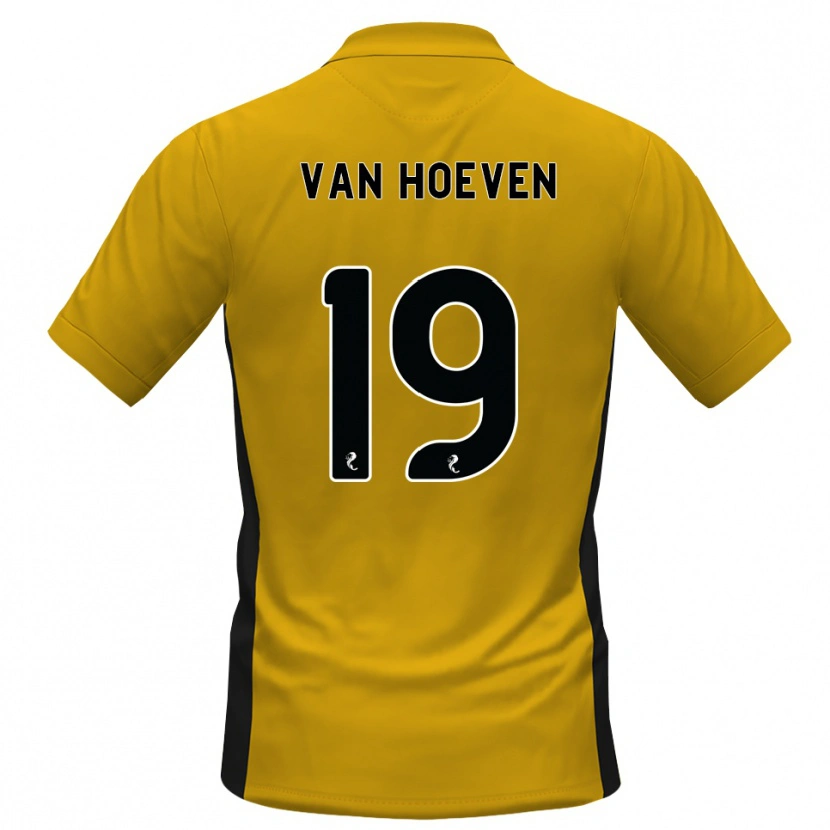 Danxen Hombre Camiseta Bradly Van Hoeven #19 Naranja Negro 1ª Equipación 2026/27 La Camisa México