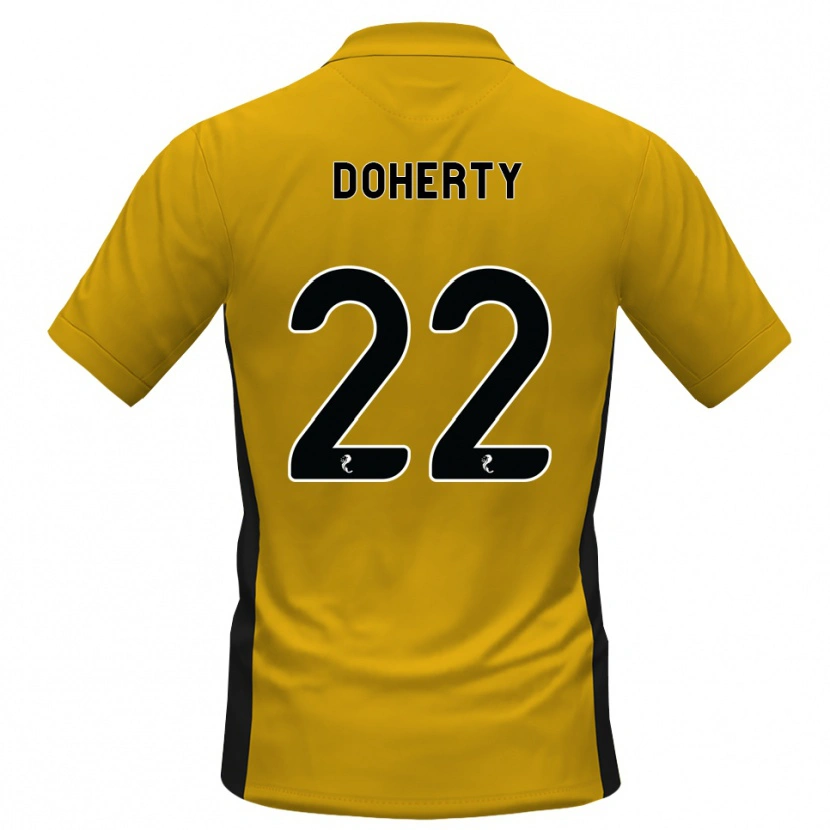 Danxen Hombre Camiseta Jordan Doherty #22 Naranja Negro 1ª Equipación 2026/27 La Camisa México