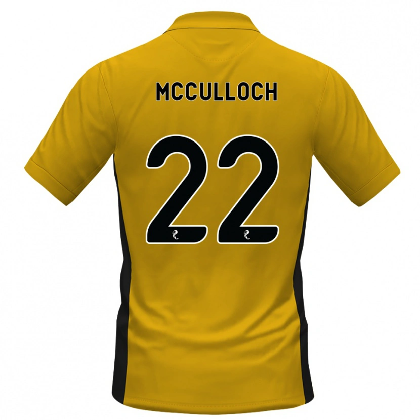 Danxen Hombre Camiseta Seren Mcculloch #22 Naranja Negro 1ª Equipación 2026/27 La Camisa México