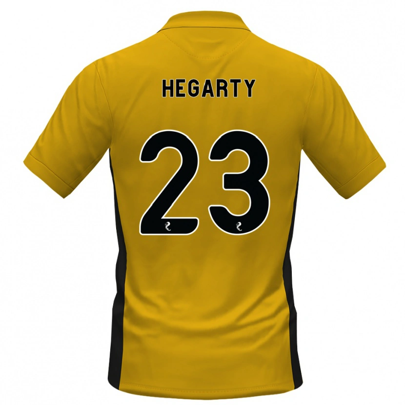 Danxen Hombre Camiseta Nina Hegarty #23 Naranja Negro 1ª Equipación 2026/27 La Camisa México