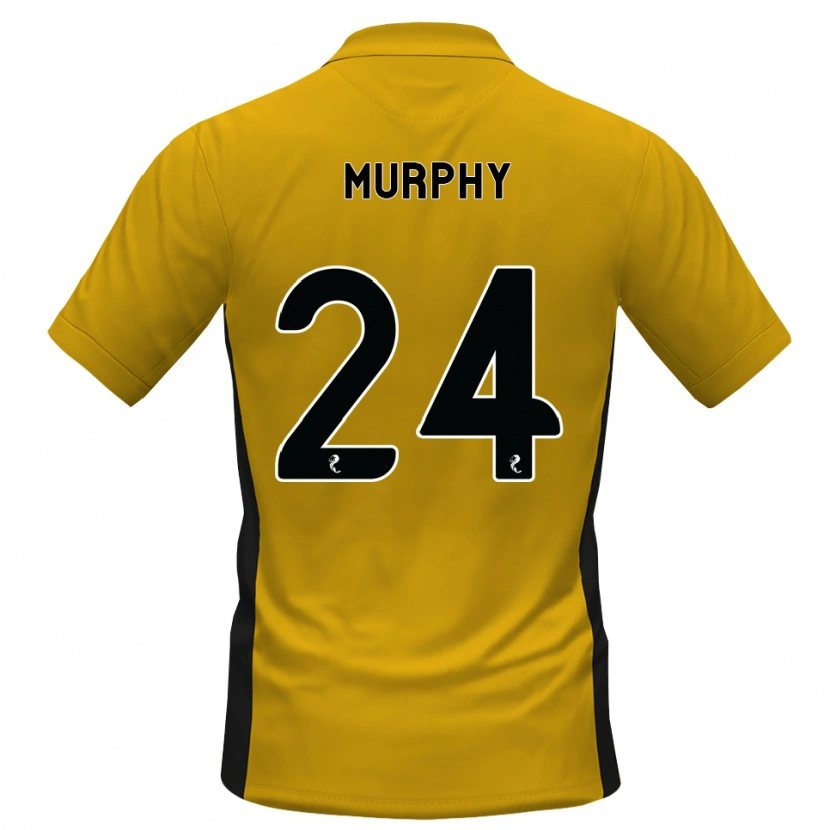 Danxen Hombre Camiseta Jessica Murphy #24 Naranja Negro 1ª Equipación 2026/27 La Camisa México
