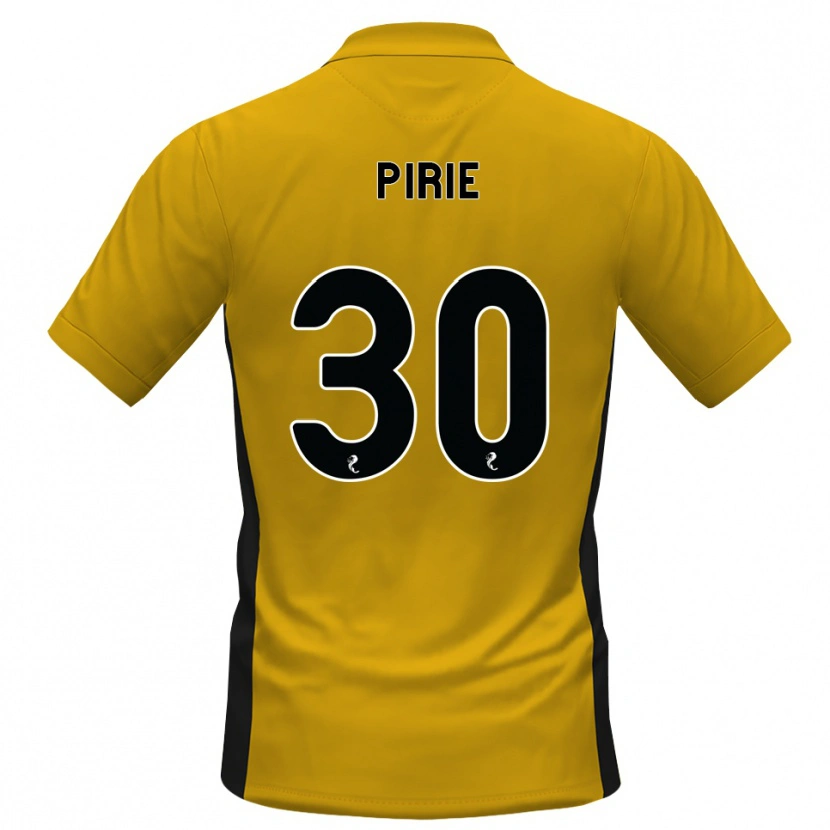 Danxen Hombre Camiseta Rachel Pirie #30 Naranja Negro 1ª Equipación 2026/27 La Camisa México
