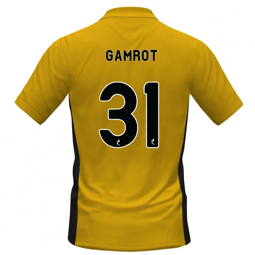 Danxen Hombre Camiseta Schenai Gamrot #31 Naranja Negro 1ª Equipación 2026/27 La Camisa México