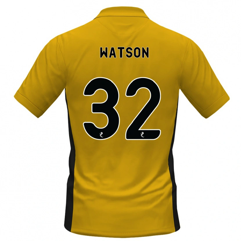 Danxen Hombre Camiseta Ashley Watson #32 Naranja Negro 1ª Equipación 2026/27 La Camisa México