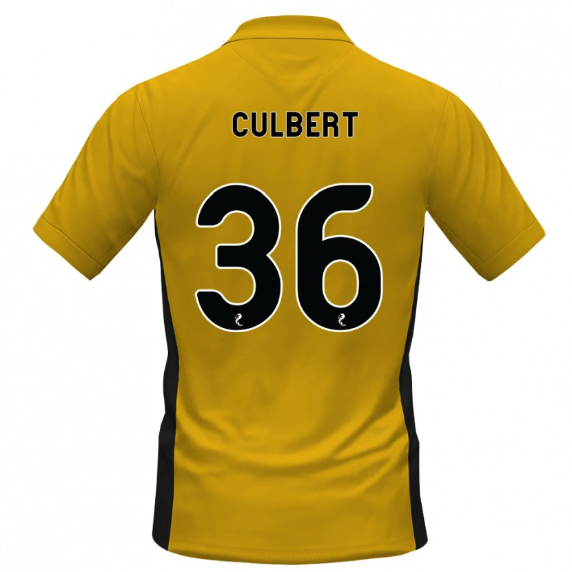Danxen Hombre Camiseta Sam Culbert #36 Naranja Negro 1ª Equipación 2026/27 La Camisa México