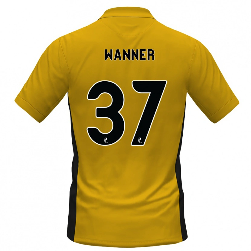 Danxen Hombre Camiseta Jannik Wanner #37 Naranja Negro 1ª Equipación 2026/27 La Camisa México
