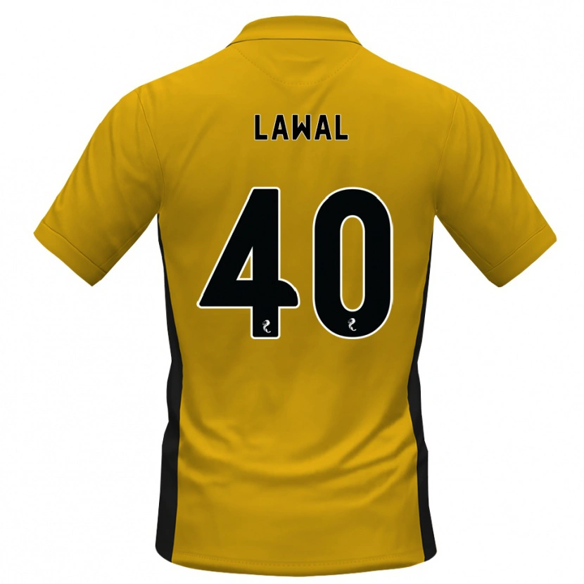 Danxen Hombre Camiseta Samson Lawal #40 Naranja Negro 1ª Equipación 2026/27 La Camisa México