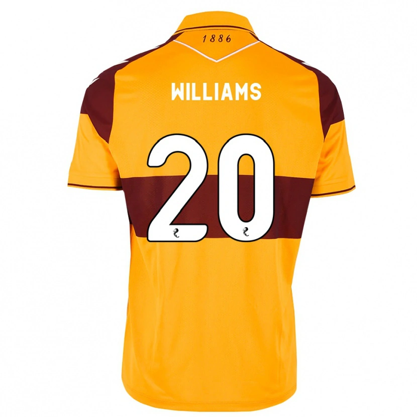 Danxen Hombre Camiseta Dylan Williams #20 Granate Naranja 1ª Equipación 2026/27 La Camisa México