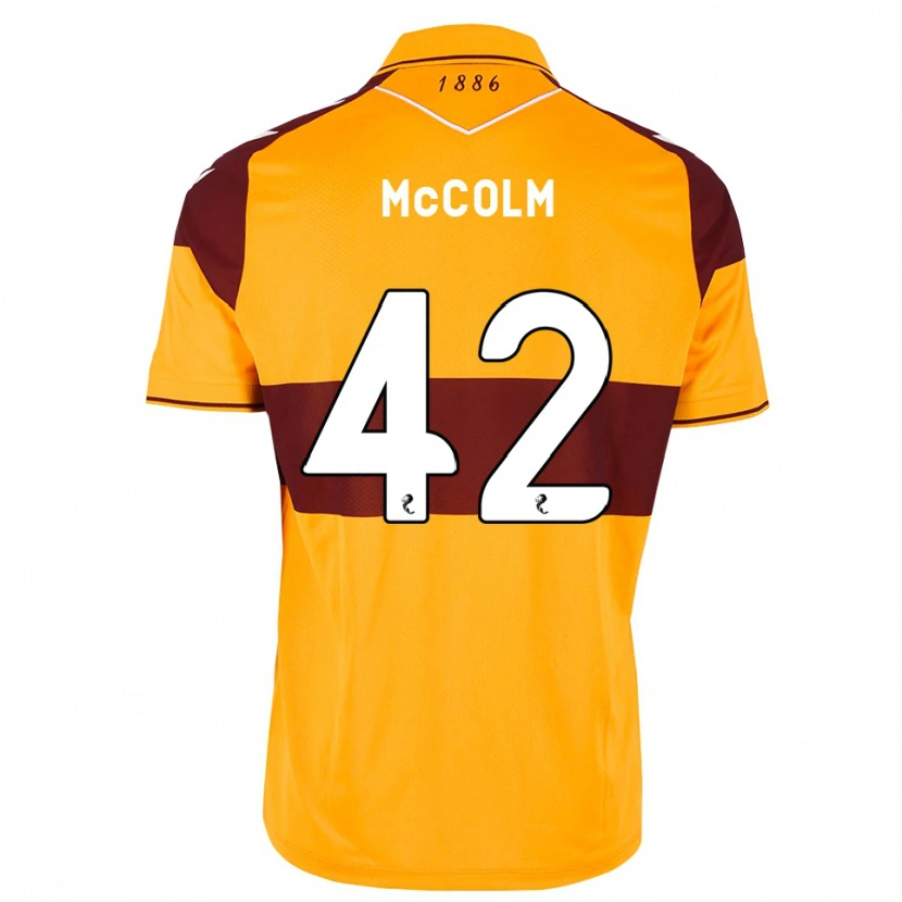 Danxen Hombre Camiseta Rocco Mccolm #42 Granate Naranja 1ª Equipación 2026/27 La Camisa México