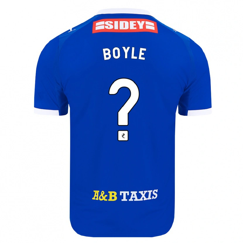 Danxen Hombre Camiseta Callum Boyle #0 Azul Rojo Amarillo 1ª Equipación 2026/27 La Camisa México