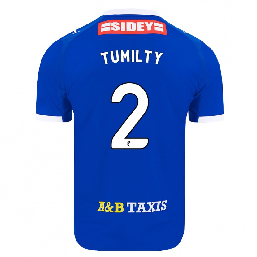 Danxen Hombre Camiseta Reghan Tumilty #2 Azul Rojo Amarillo 1ª Equipación 2026/27 La Camisa México