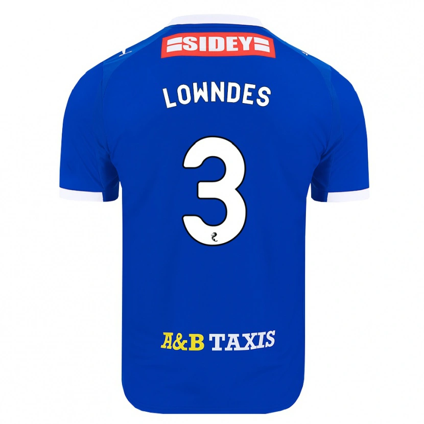 Danxen Hombre Camiseta Thomas Lowndes #3 Azul Rojo Amarillo 1ª Equipación 2026/27 La Camisa México
