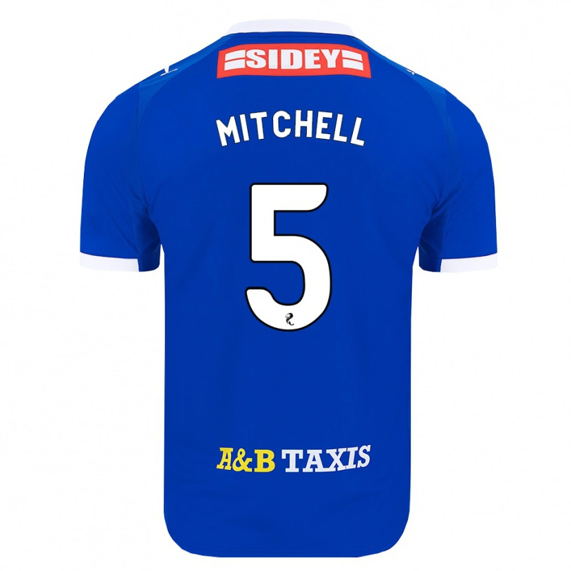 Danxen Hombre Camiseta Zach Mitchell #5 Azul Rojo Amarillo 1ª Equipación 2026/27 La Camisa México