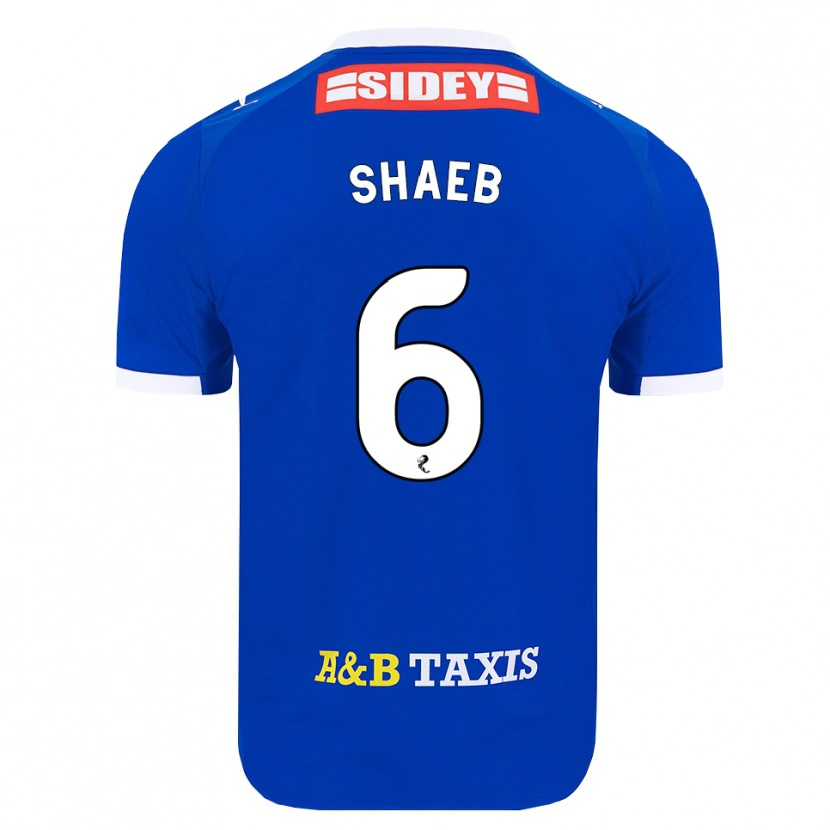 Danxen Hombre Camiseta Adam Shaeb #6 Azul Rojo Amarillo 1ª Equipación 2026/27 La Camisa México